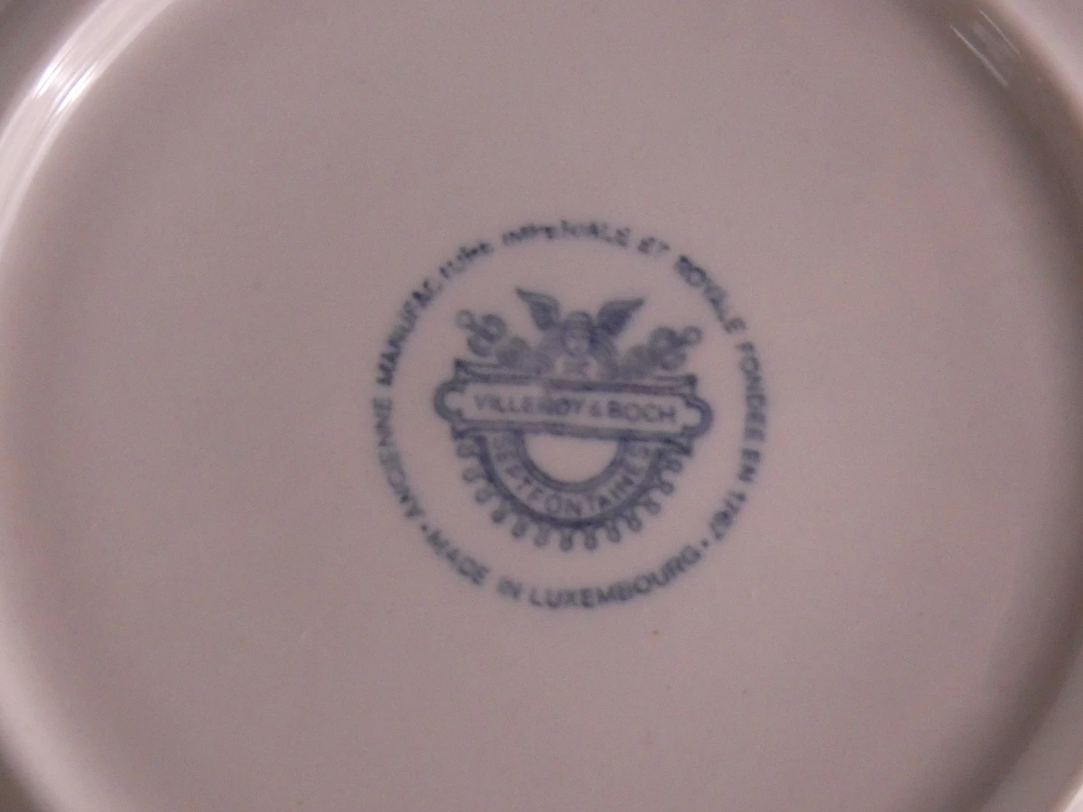 Vintage Villeroy-Boch Luxemburgs bruin koffieservies - foto 8