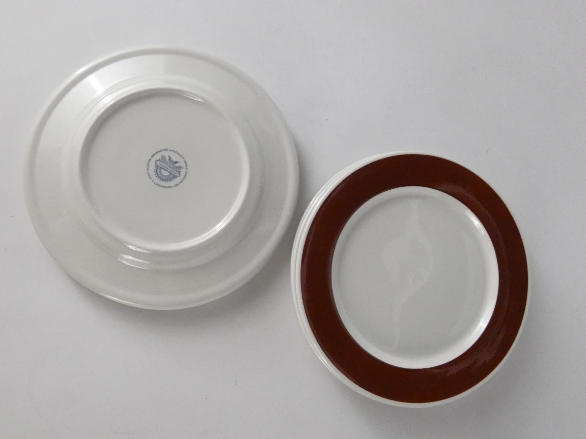 Vintage Villeroy-Boch Luxemburgs bruin koffieservies - foto 9