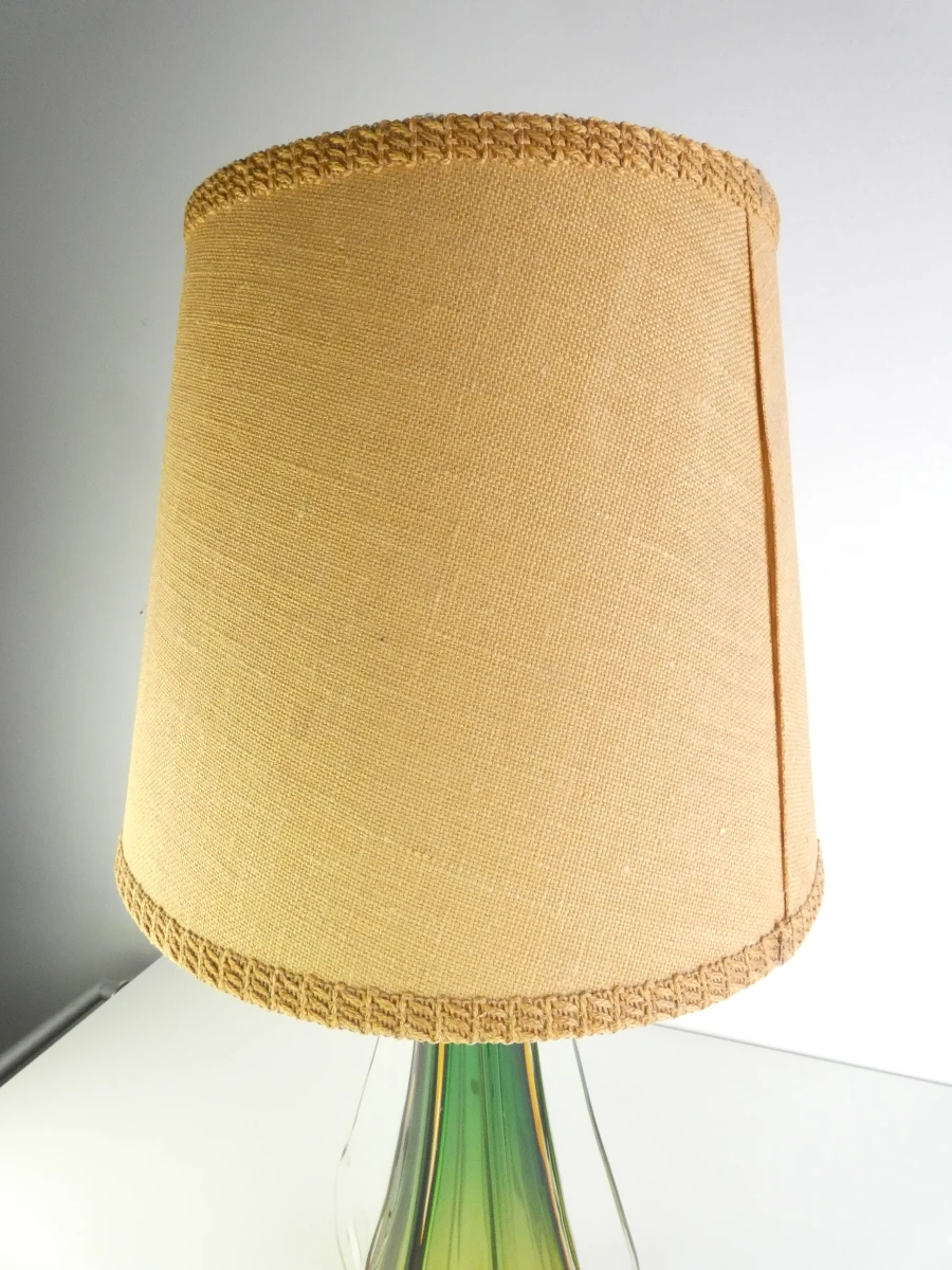 Vintage Murano glazen tafellamp sommerso techniek - foto 3