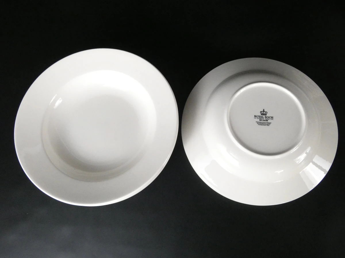 Royal Boch wit servies set met borden, kommen en lepels - foto 14