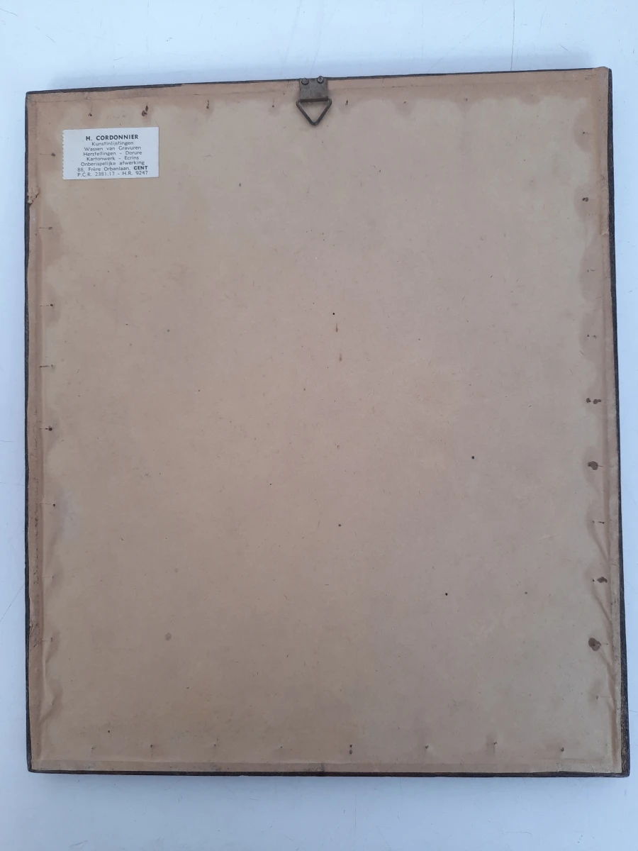 Armand Heins (1856-1938) – "Le chaudron de cuivre" – Handgesigneerde sfeervolle ets