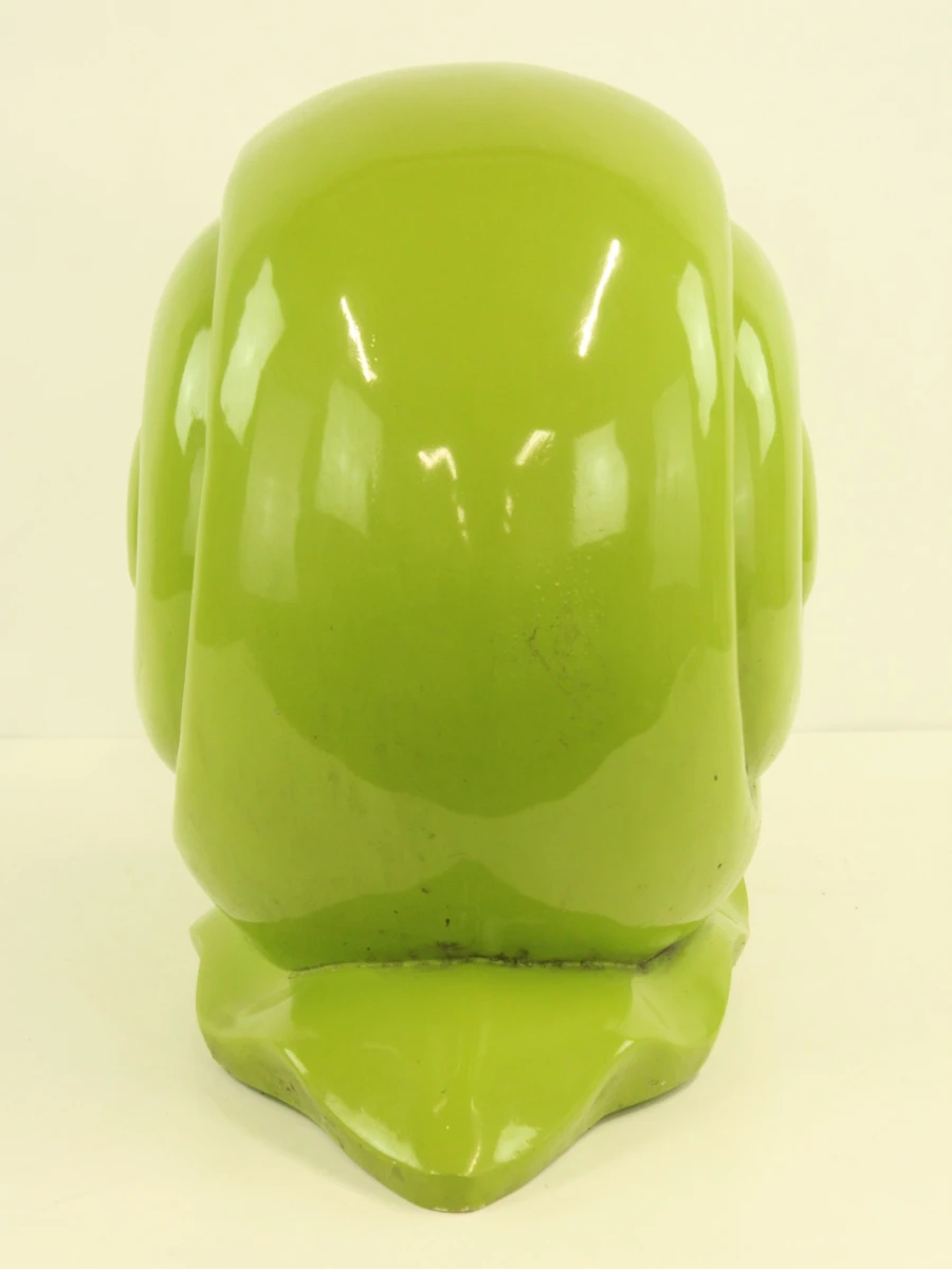 Xl Groene slak uit hars - foto 3
