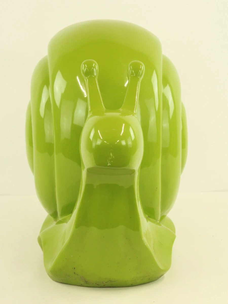 Xl Groene slak uit hars - foto 6