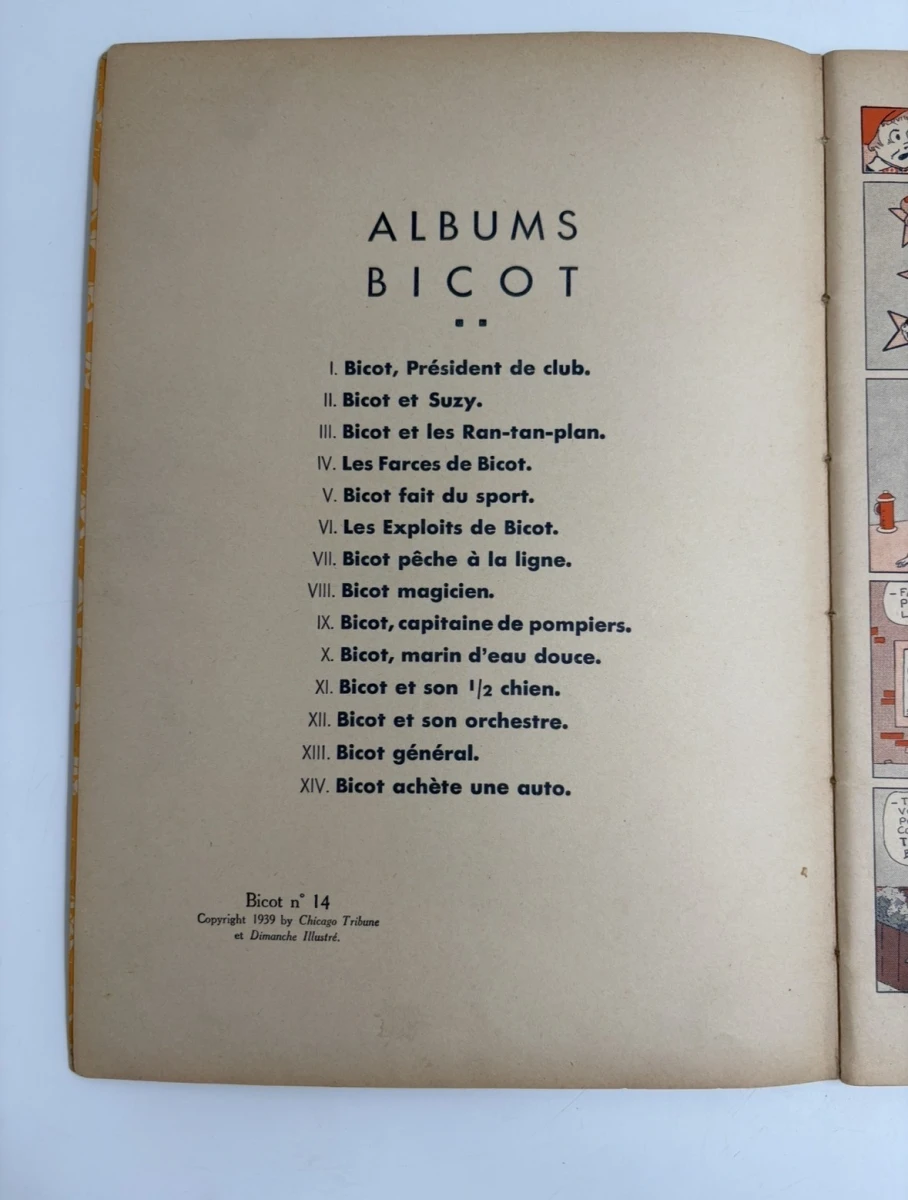 Stripalbum Bicot achète une auto, 1939 - foto 8