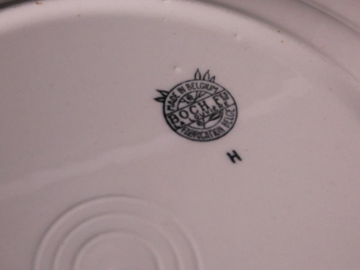 Vintage Boch La Louvière servies set met koffiepot en kopjes - foto 11