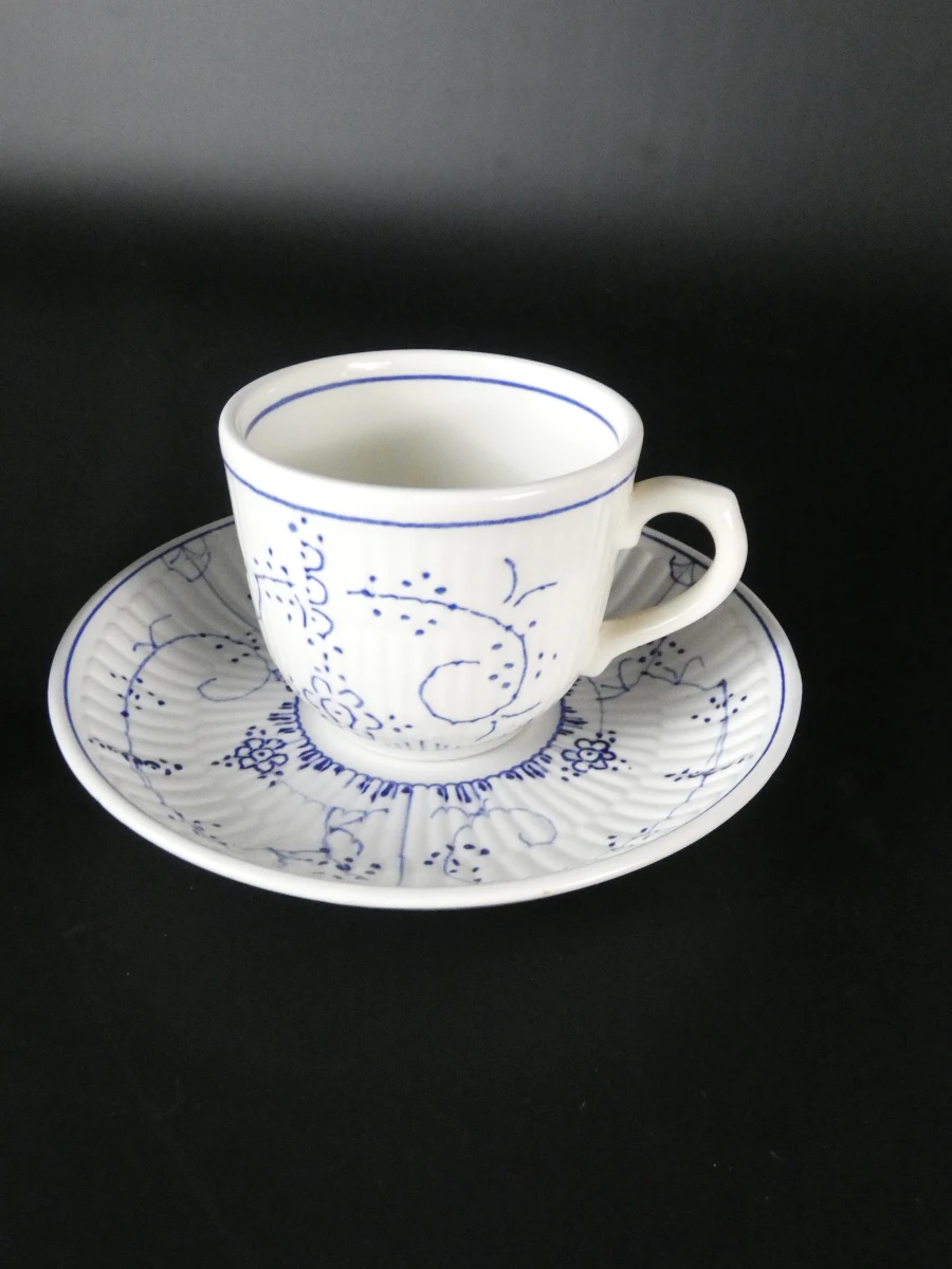 Vintage Boch La Louvière servies set met koffiepot en kopjes - foto 14