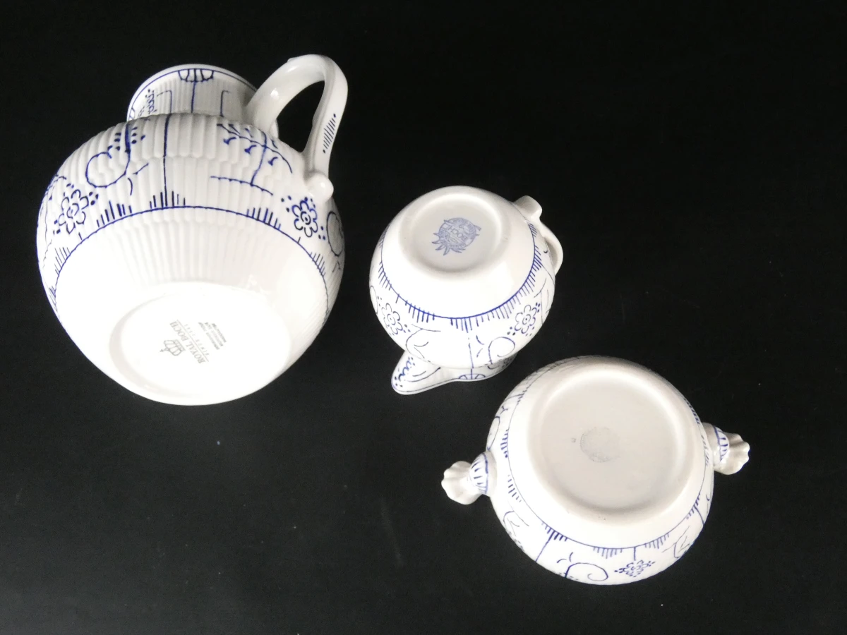 Vintage Boch La Louvière servies set met koffiepot en kopjes - foto 20