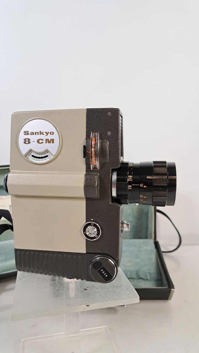 Set vintage Sankyo 8mm filmcamera's met handleidingen - foto 11
