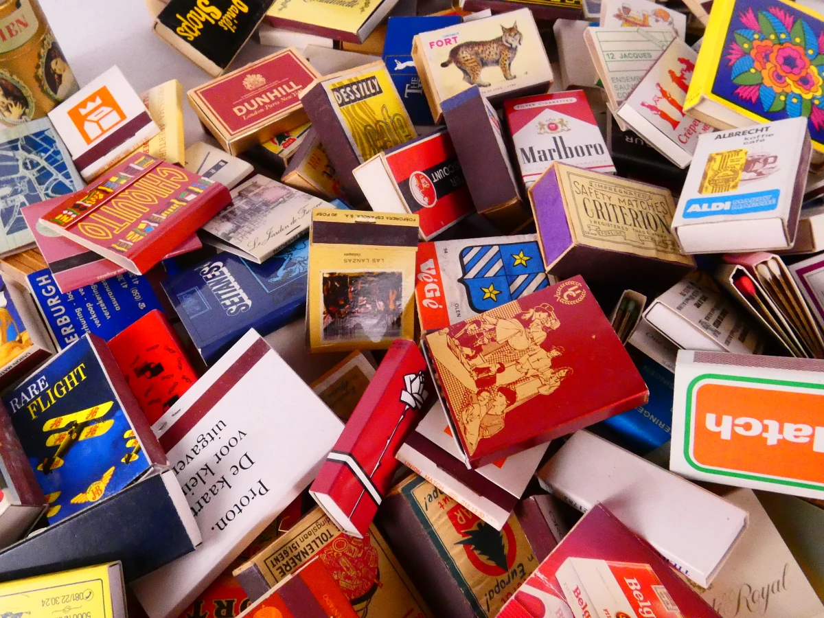 Gevarieerde verzameling vintage luciferdoosjes - foto 4