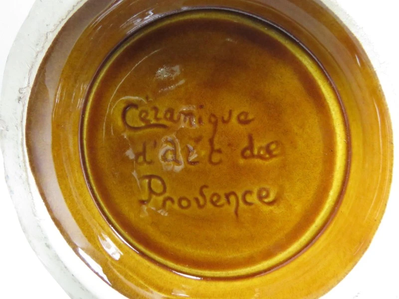 Vintage keramische soepterrine en onderbord - foto 14