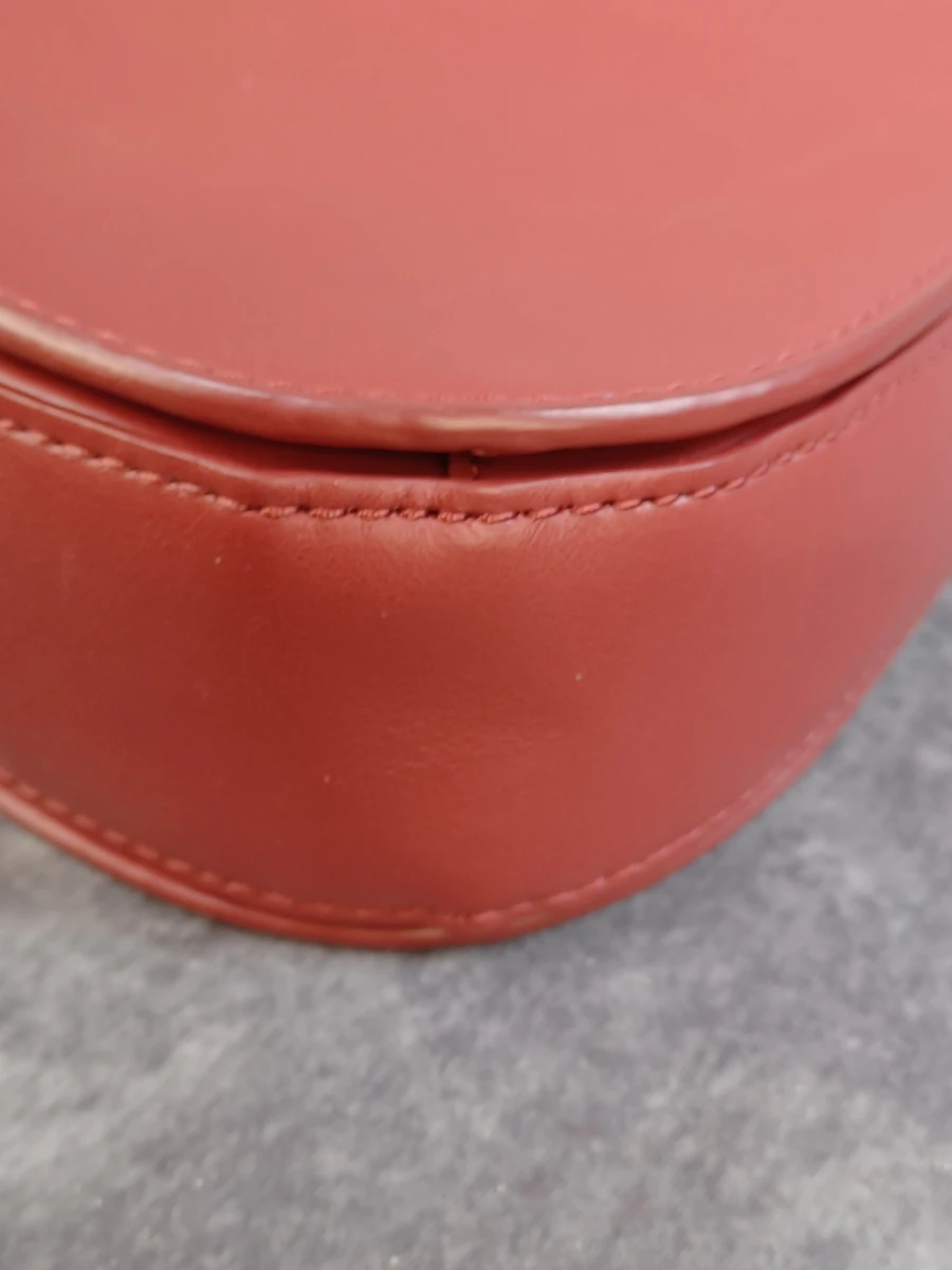 Coccinelle lederen schoudertas - Rood / Terra cotta - foto 18