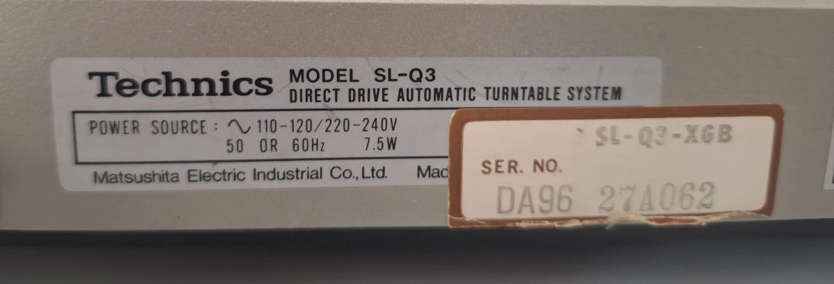 Technics SL-Q3 automatische platenspeler - foto 4