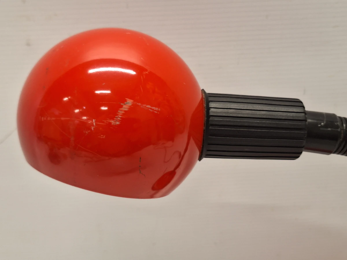 Vintage Veneta Lumi Italiaanse Bureaulamp - Rood/Zwart - foto 10