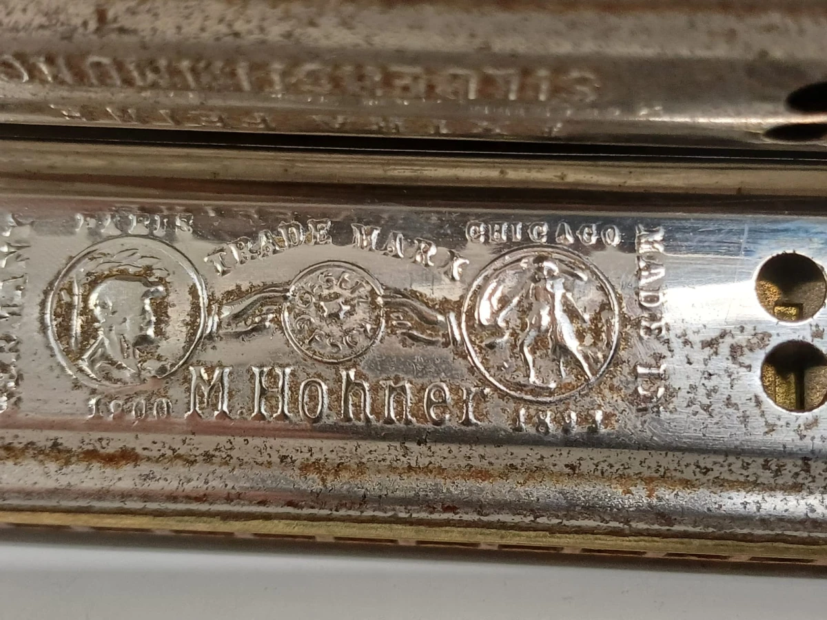Vintage M. Hohner Kreuzwender mondharmonica - foto 7