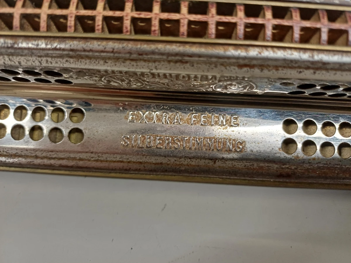 Vintage M. Hohner Kreuzwender mondharmonica - foto 5