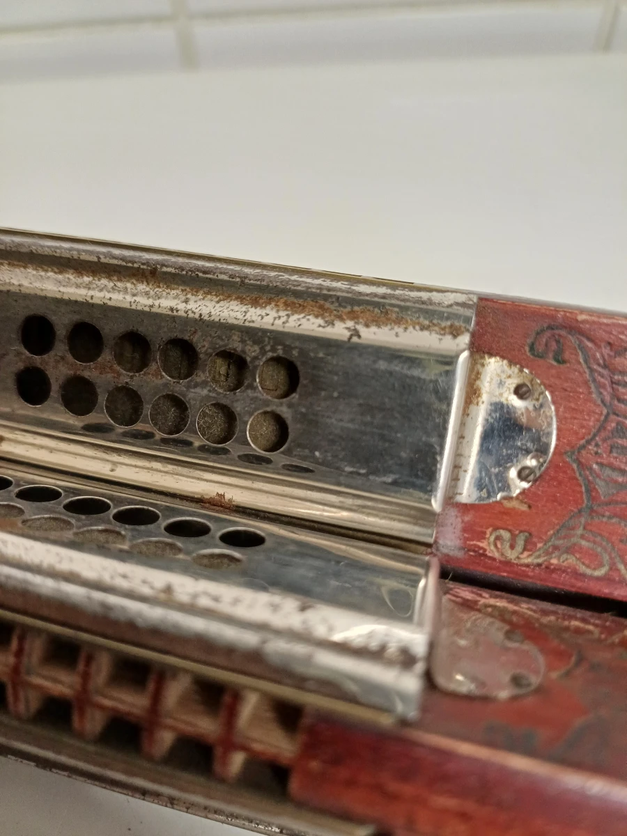 Vintage M. Hohner Kreuzwender mondharmonica - foto 3
