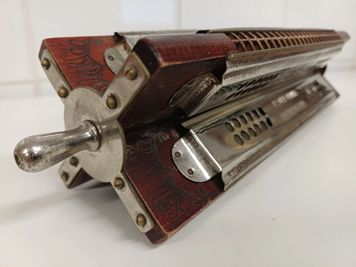 Vintage M. Hohner Kreuzwender mondharmonica - foto 4