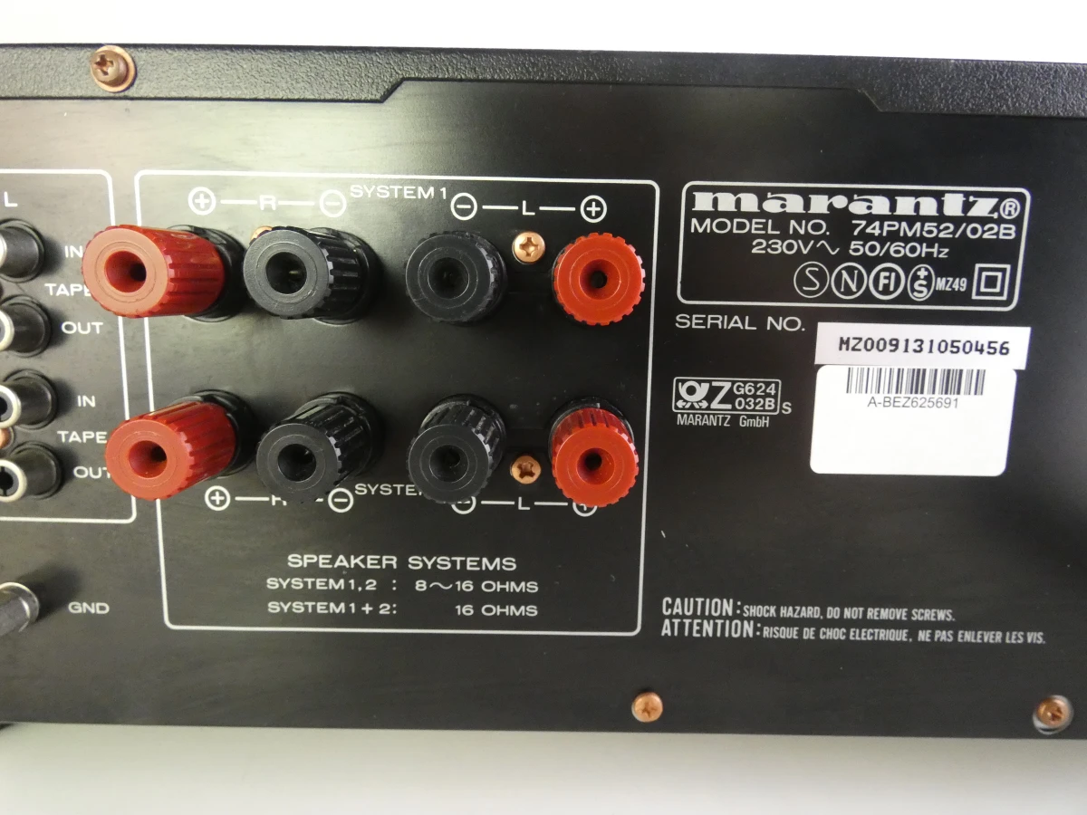 Marantz geïntegreerde stereo versterker PM-52 - foto 13