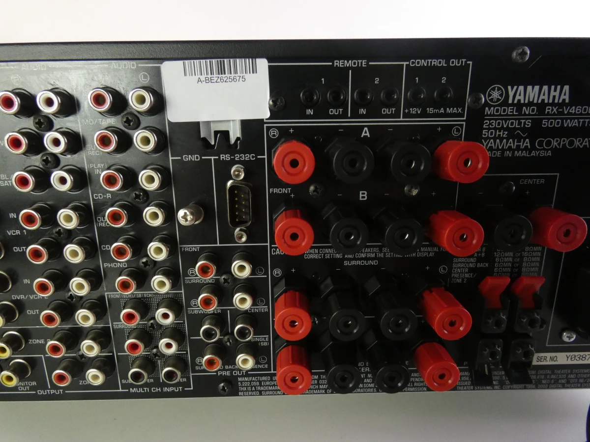 Yamaha Natural Sound AV Receiver RX-V4600 - foto 10