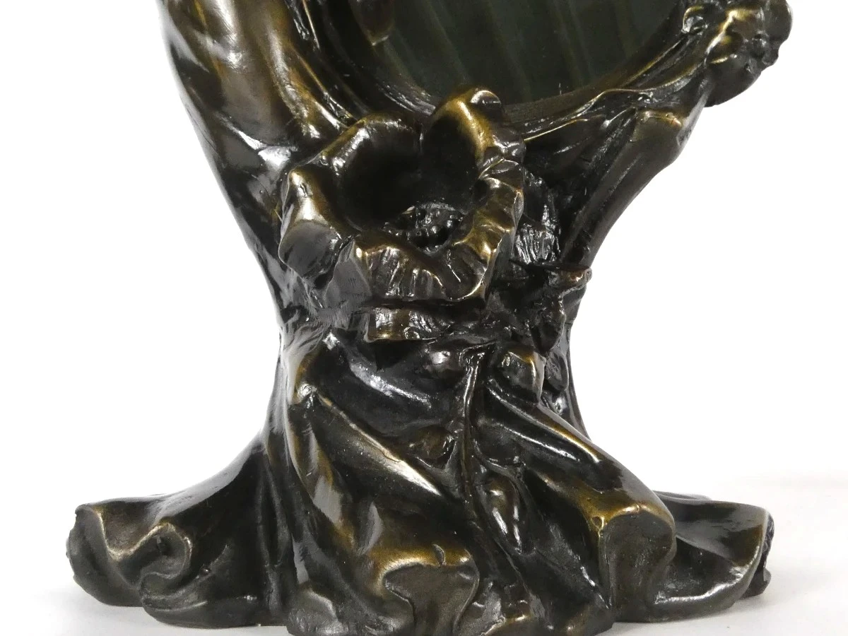Art Nouveau spiegel met vrouwenfiguur - foto 5