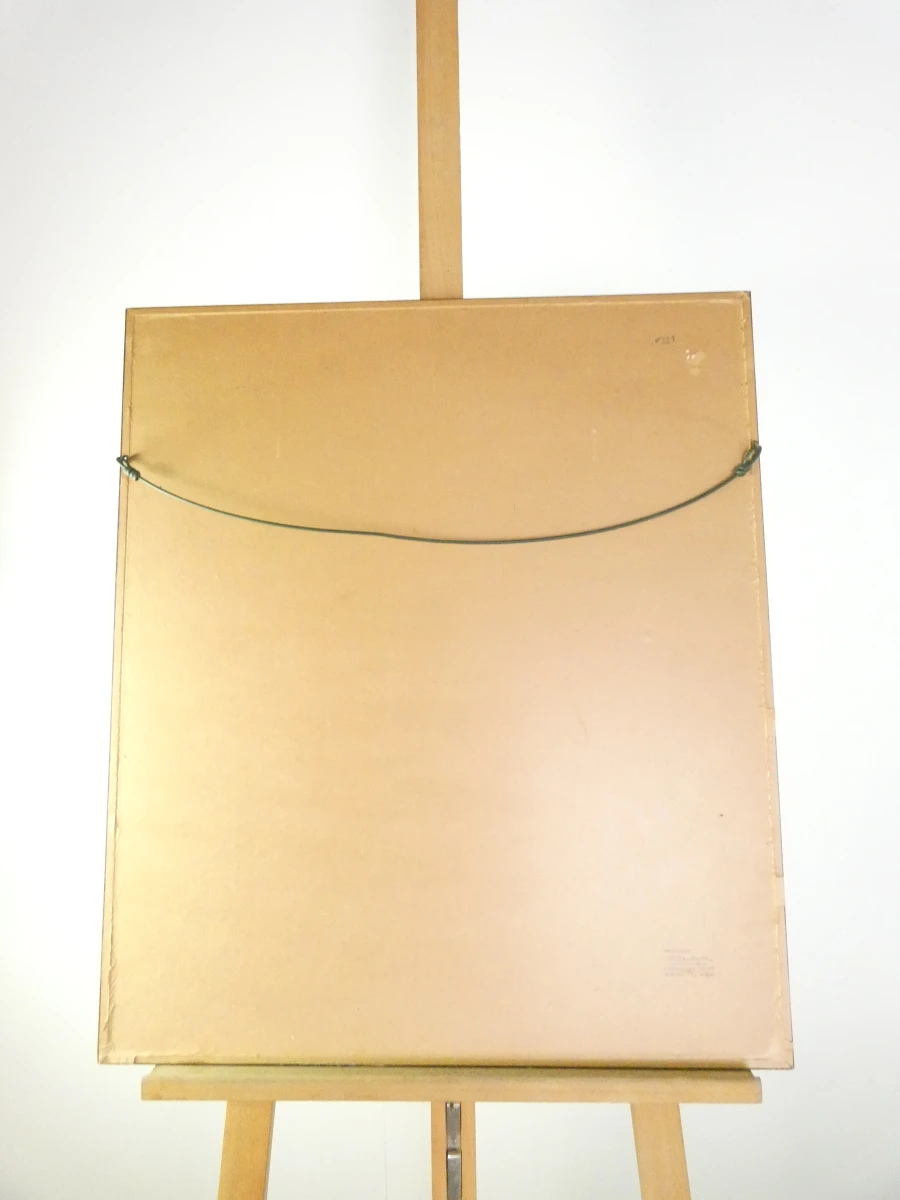 Abstract schilderij op doek in houten lijst - foto 12