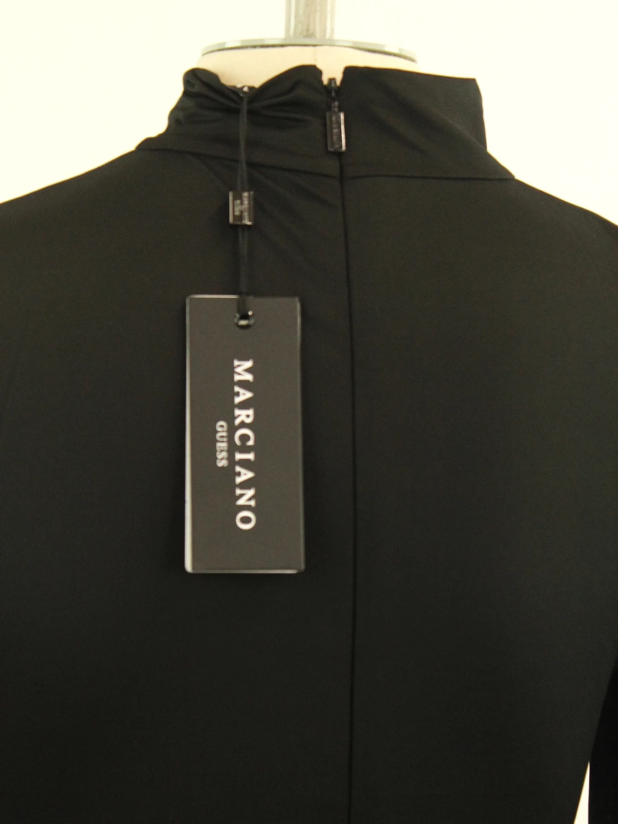 Marciano by Guess zwarte maxi-jurk met drapering – maat 38 - foto 5