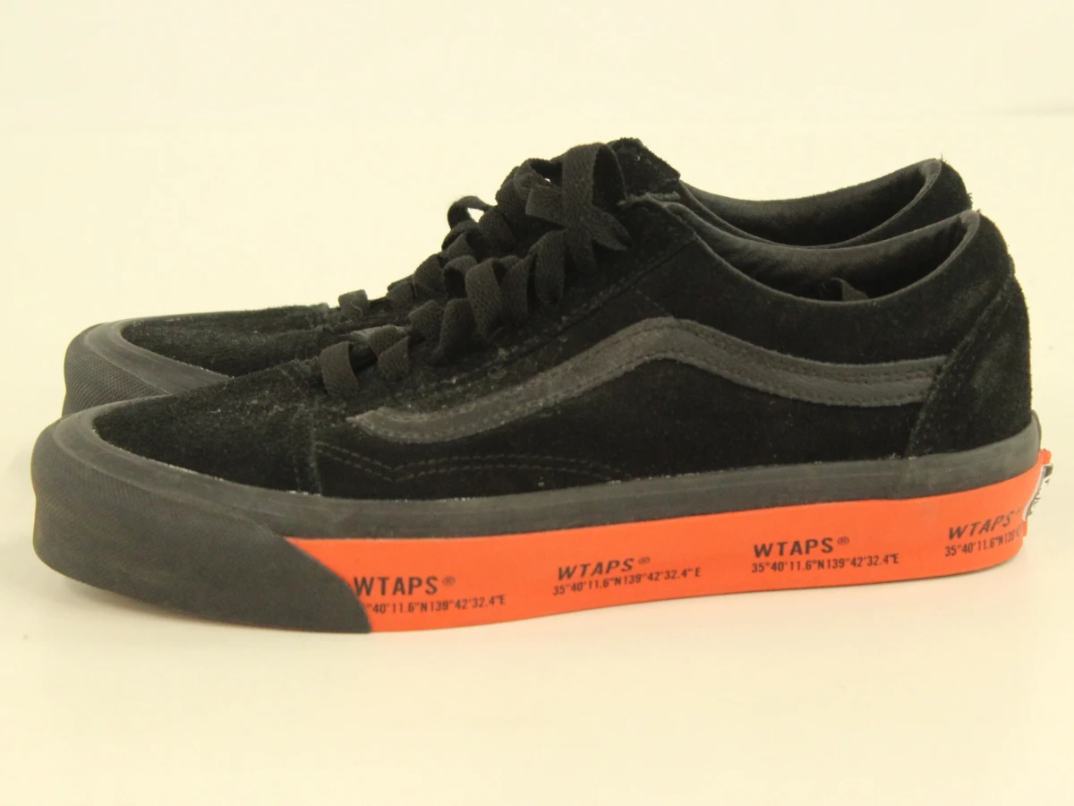 Vans WTAPS zwarte sneakers met oranje zool - maat 40 - foto 3