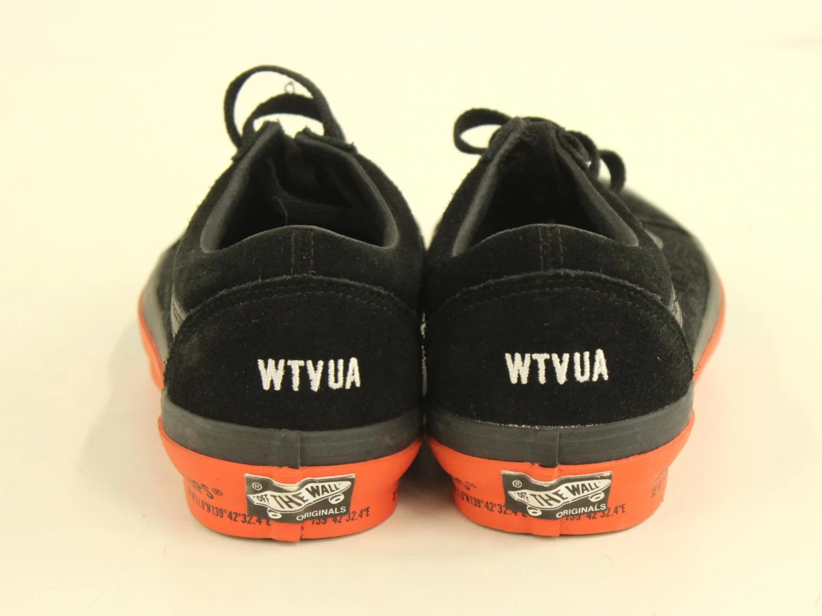 Vans WTAPS zwarte sneakers met oranje zool - maat 40 - foto 4