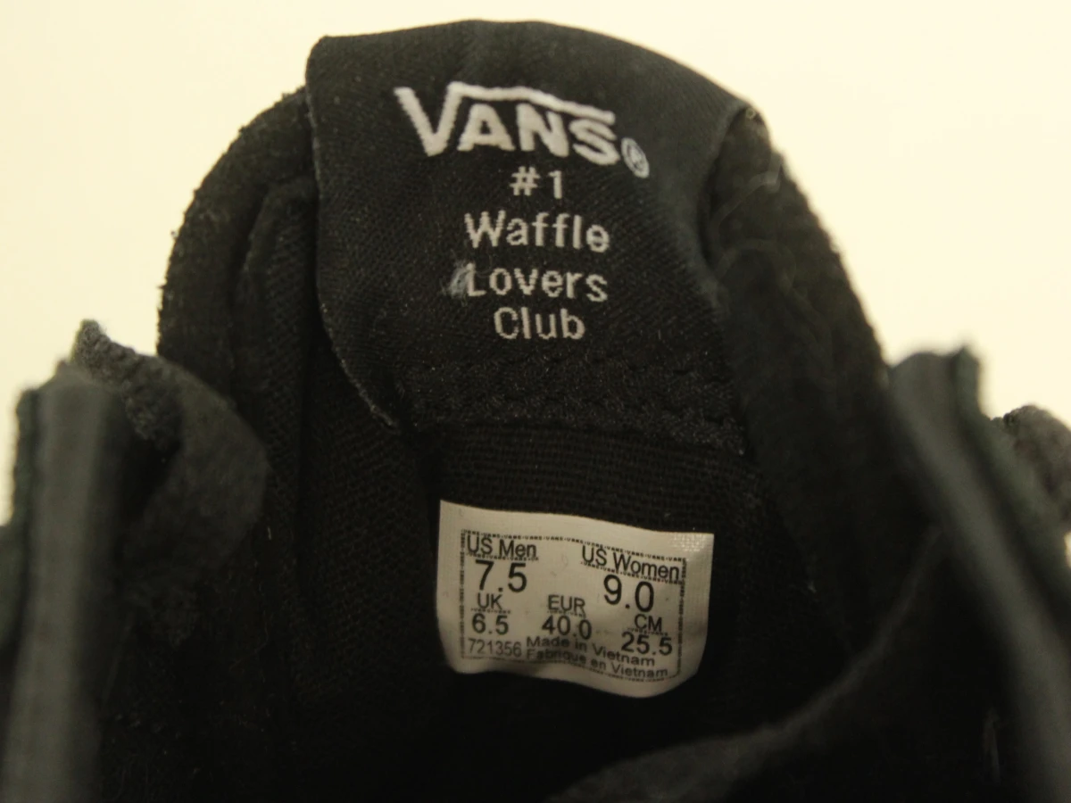 Vans WTAPS zwarte sneakers met oranje zool - maat 40 - foto 7
