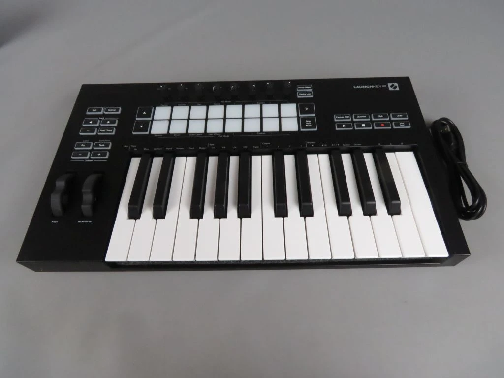 MIDI keyboard controller met 25 toetsen en USB-kabel - foto 2