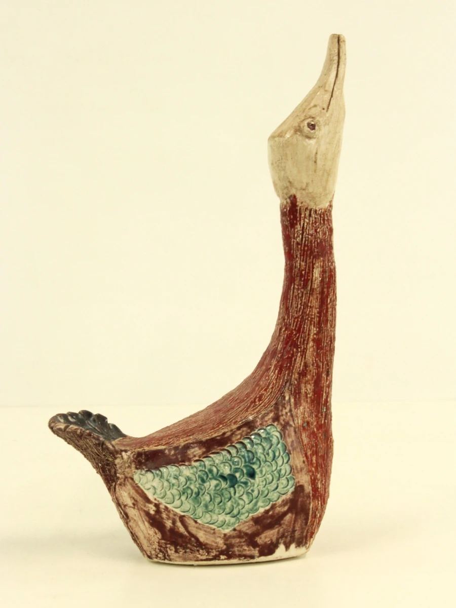 Anne-Marie Timmerman Keramische vogel 'Lange Wapper' - foto 2