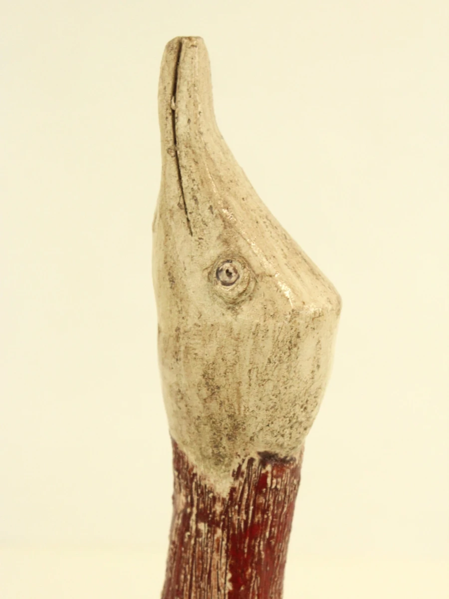 Anne-Marie Timmerman Keramische vogel 'Lange Wapper' - foto 5