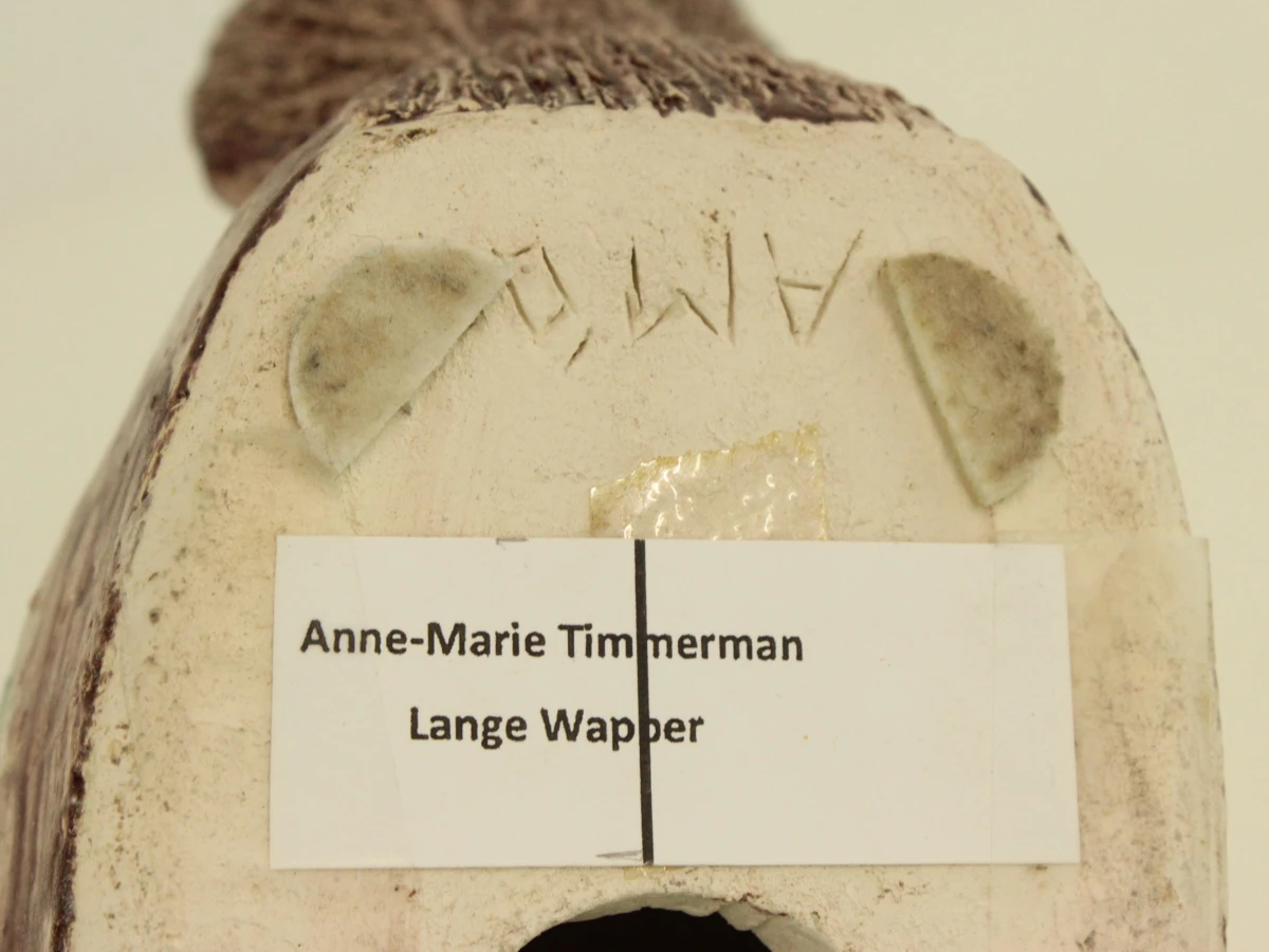 Anne-Marie Timmerman Keramische vogel 'Lange Wapper' - foto 8