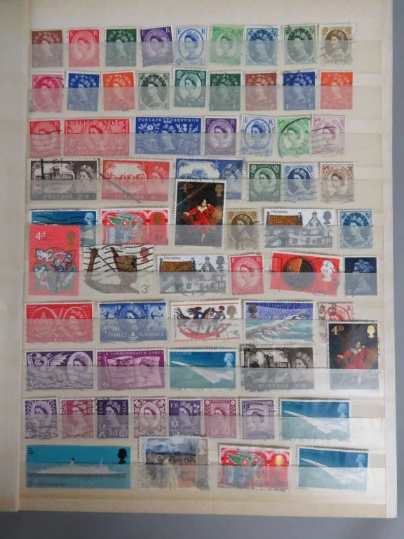 Postzegelverzameling in blauwe map - foto 24