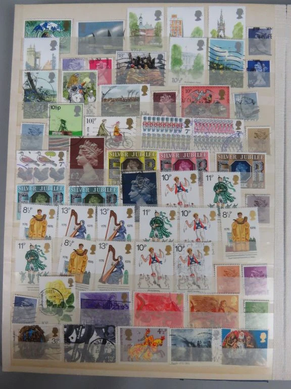 Postzegelverzameling in blauwe map - foto 29