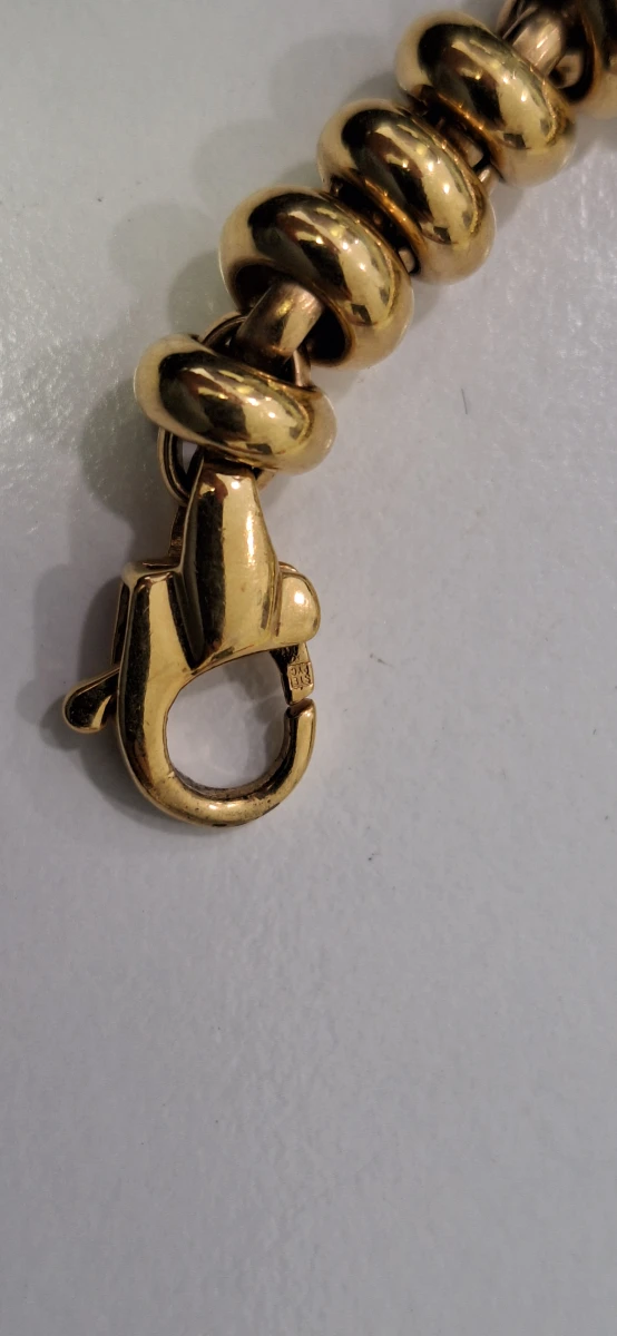 Goudenkleurig rondelle-armband - foto 4