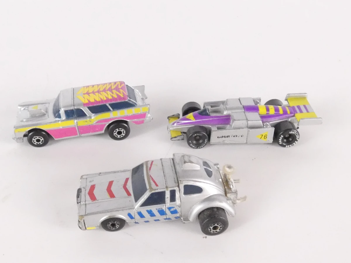 Set van Matchbox Toys Connectables speelgoedauto's - foto 14