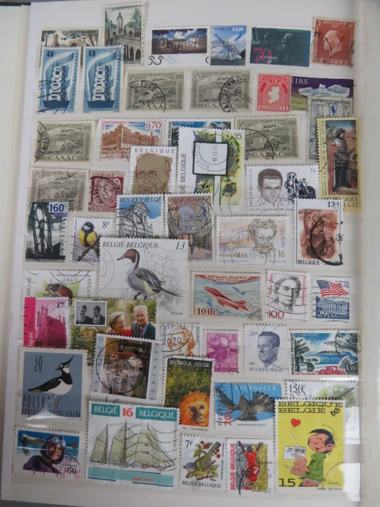 Postzegelverzameling in groen album - foto 10