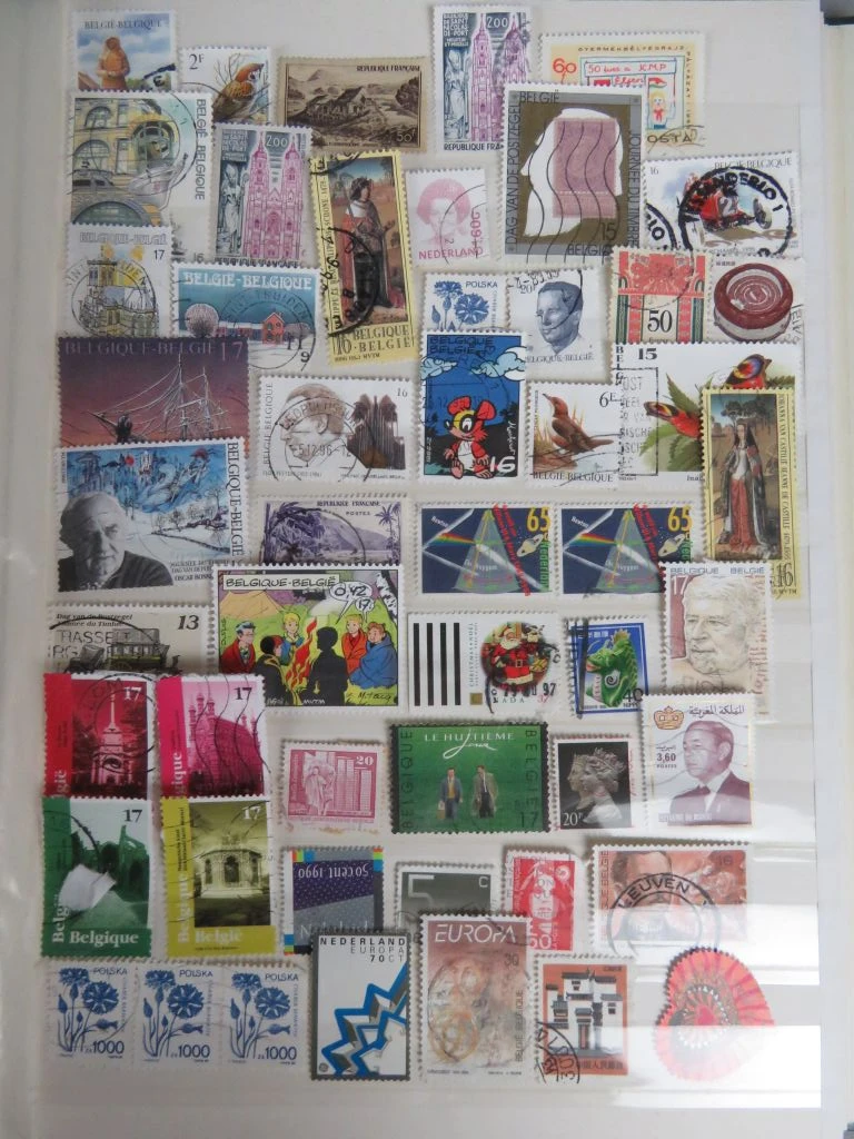 Postzegelverzameling in groen album - foto 15