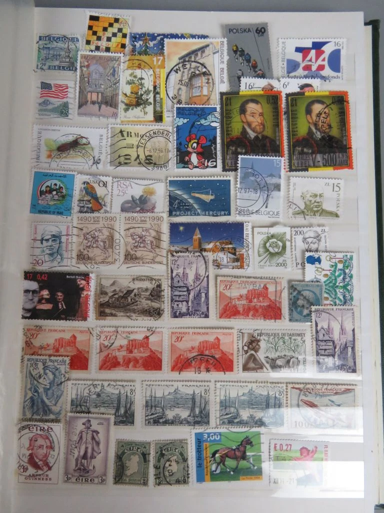 Postzegelverzameling in groen album - foto 13