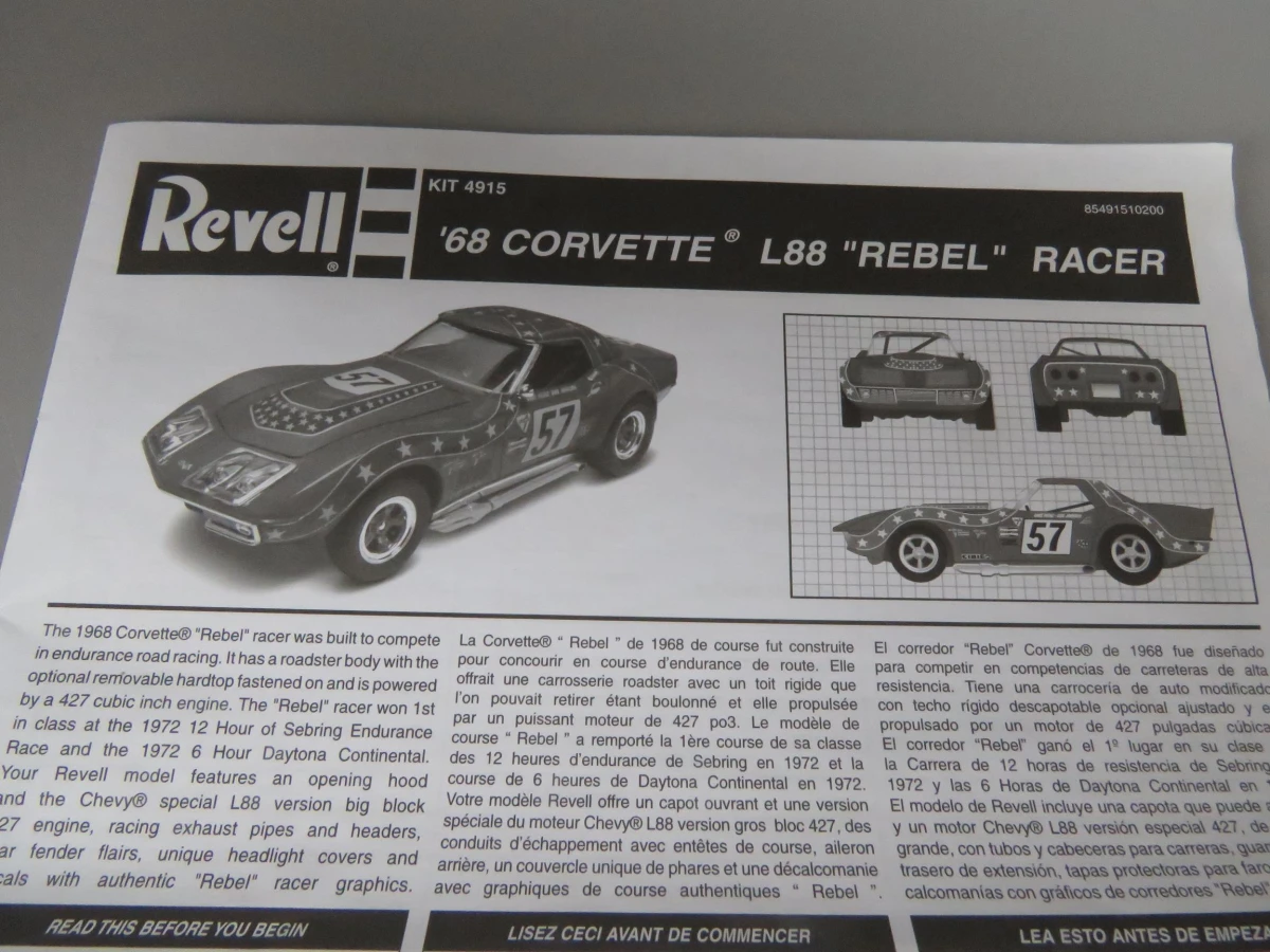 Revell '68 Corvette L88 Revel racer - foto 9
