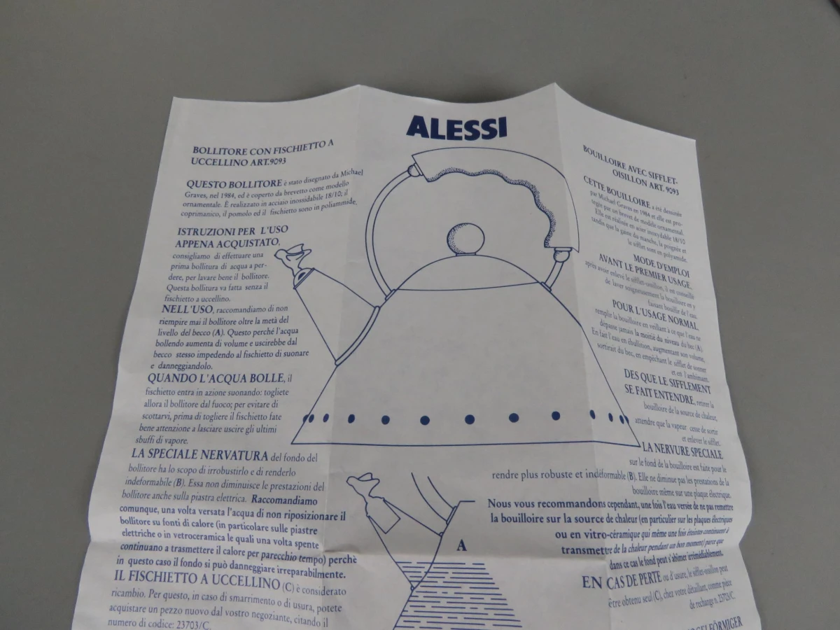Alessi fluitketel - foto 4