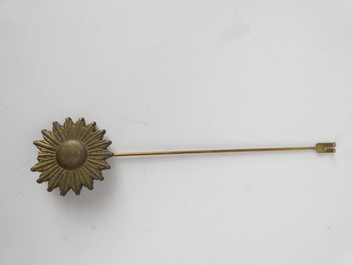 Vintage Sallander wandklok met gewichten en kettingen - foto 6