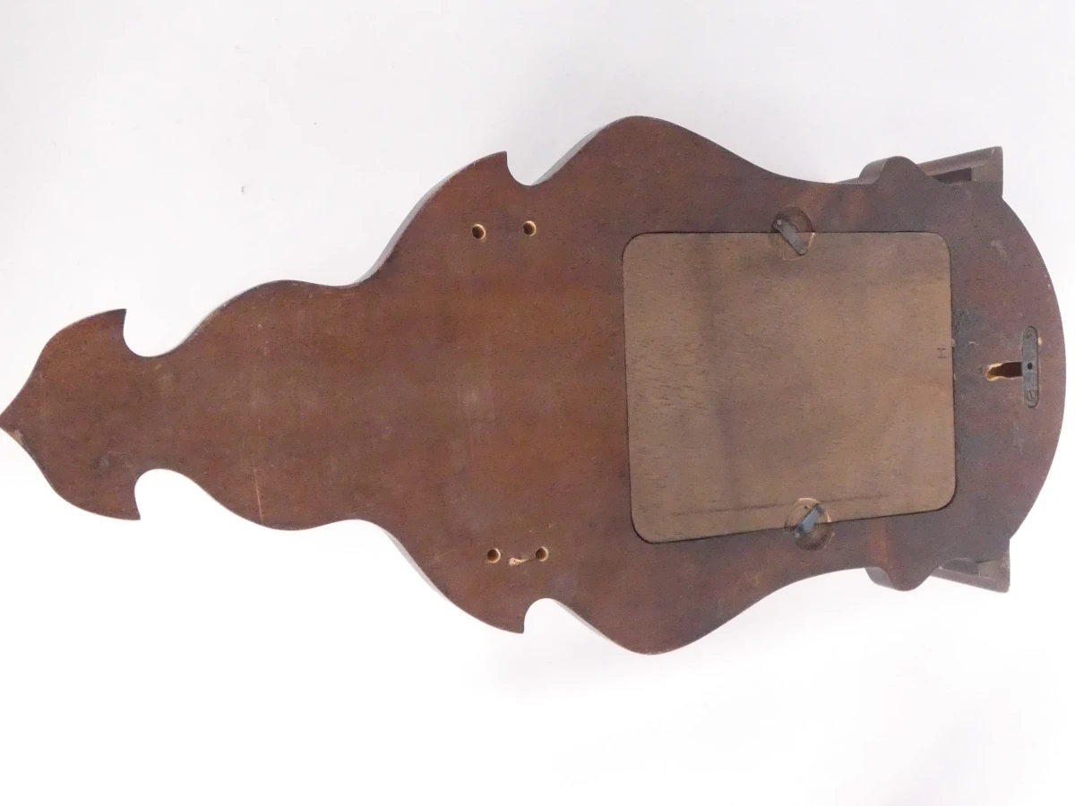 Vintage Sallander wandklok met gewichten en kettingen - foto 9