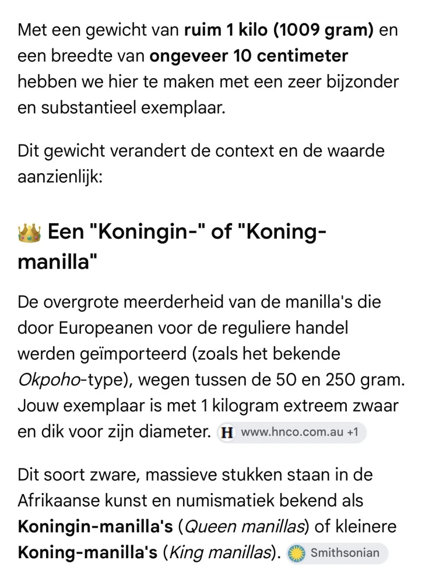 Afrikaanse manilla armband van gietijzer - foto 6