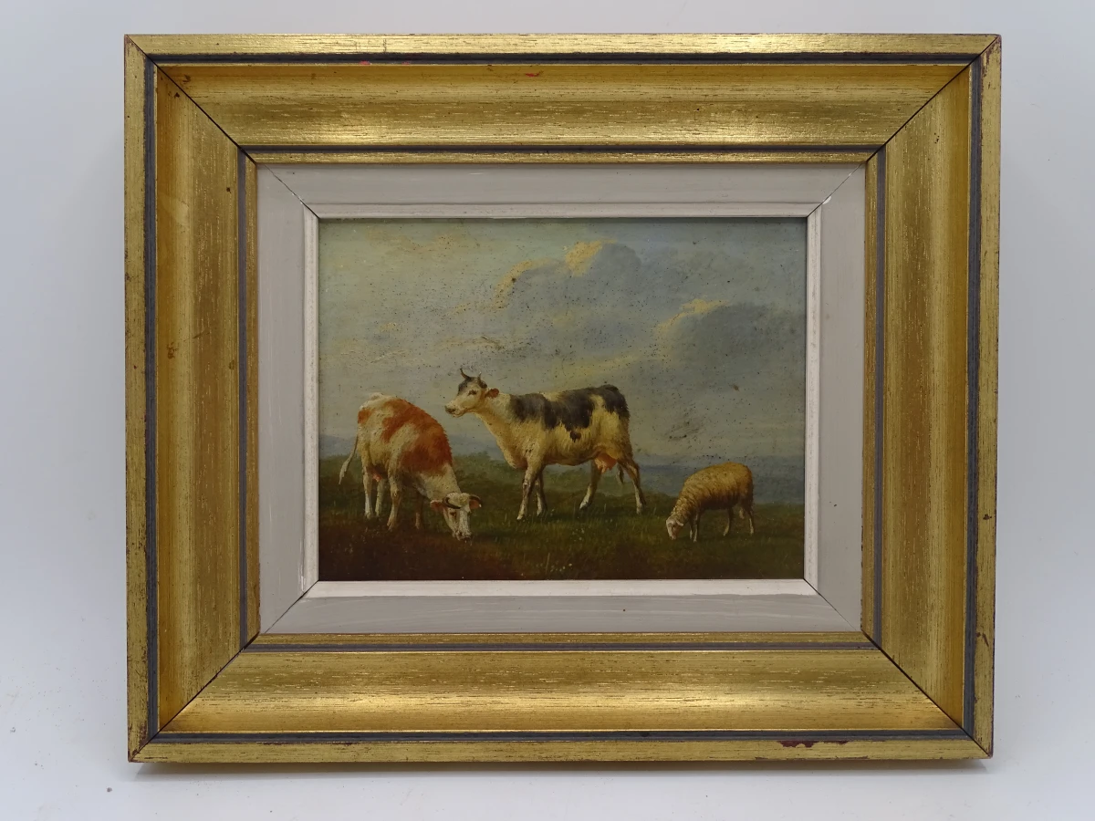 3 oude olieverfschilderijen - foto 19