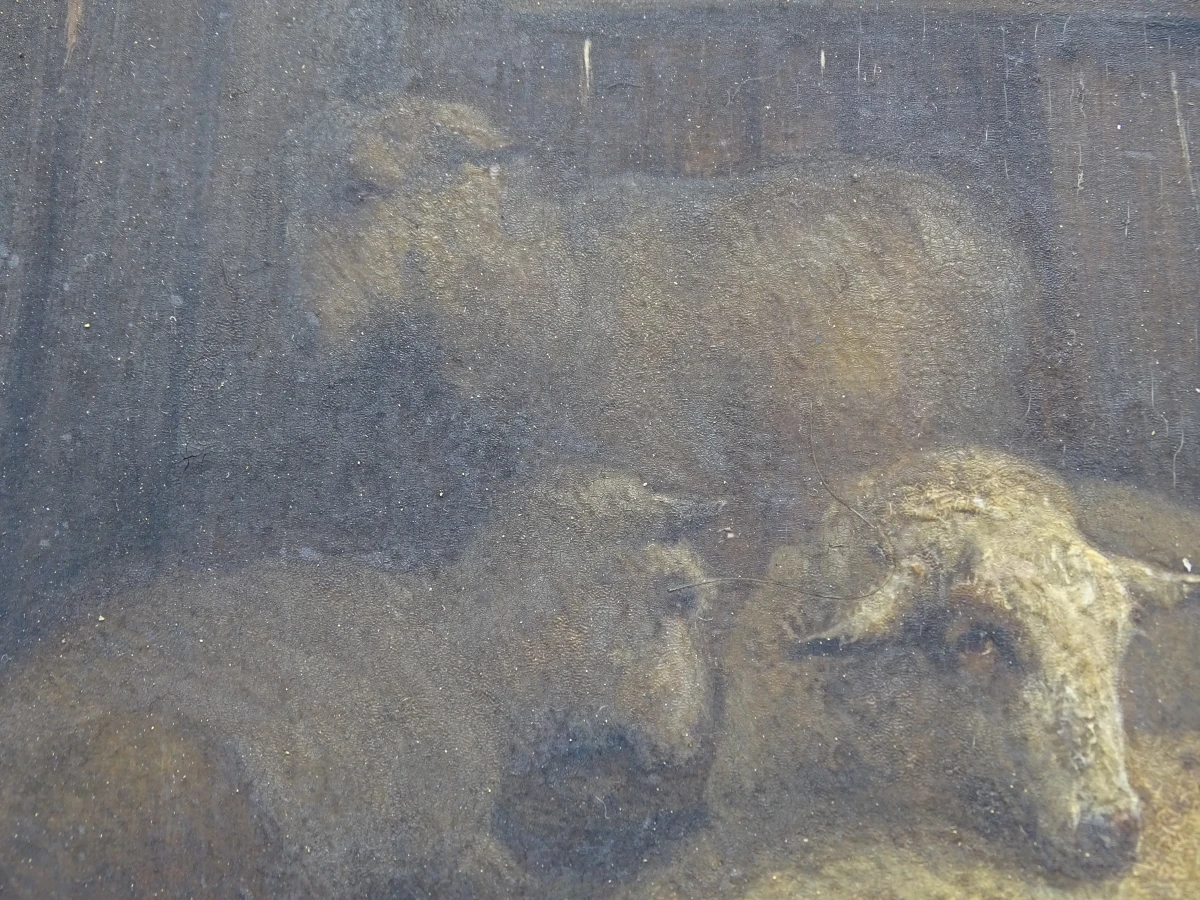 3 oude olieverfschilderijen - foto 15