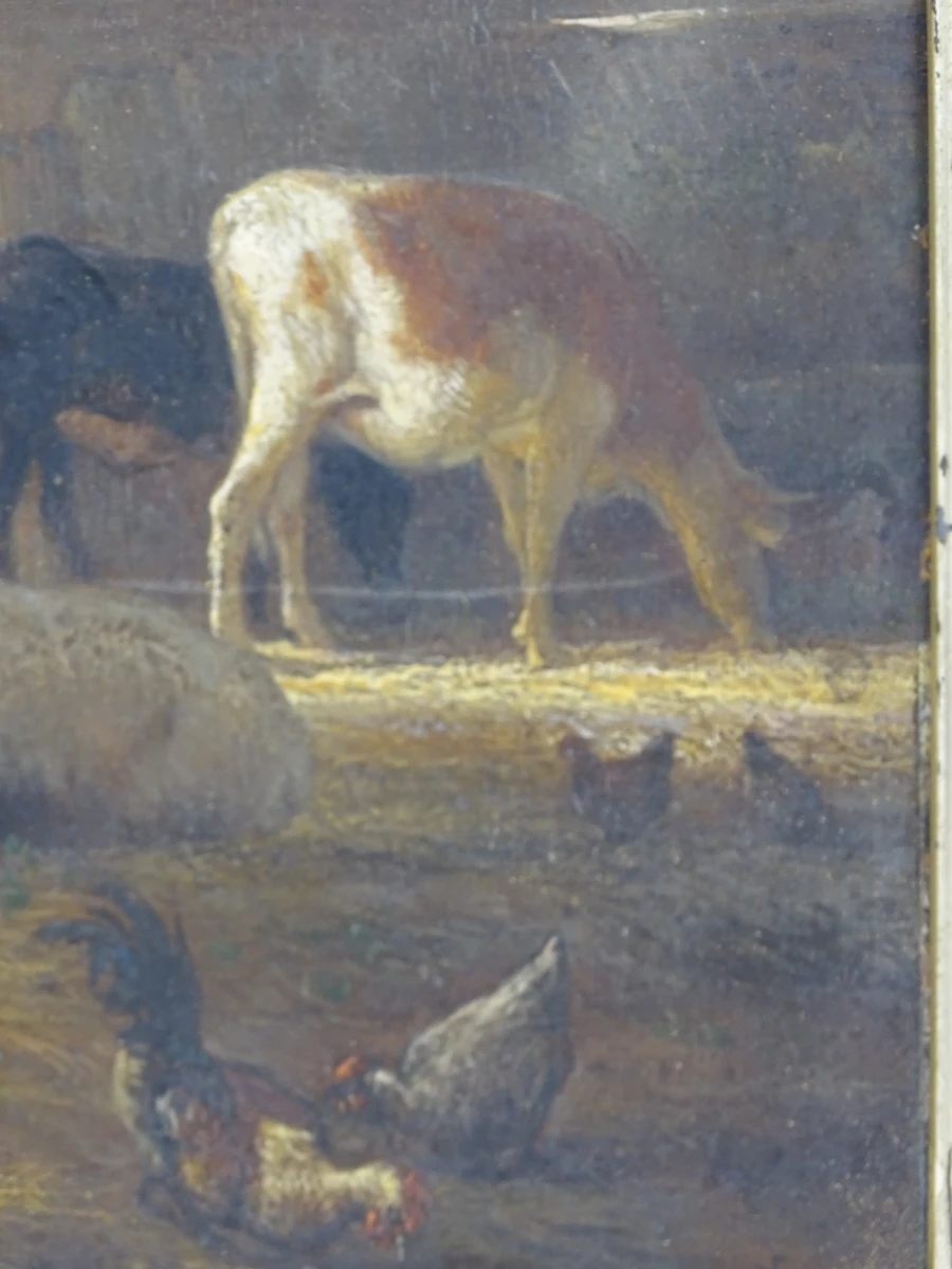 3 oude olieverfschilderijen - foto 11