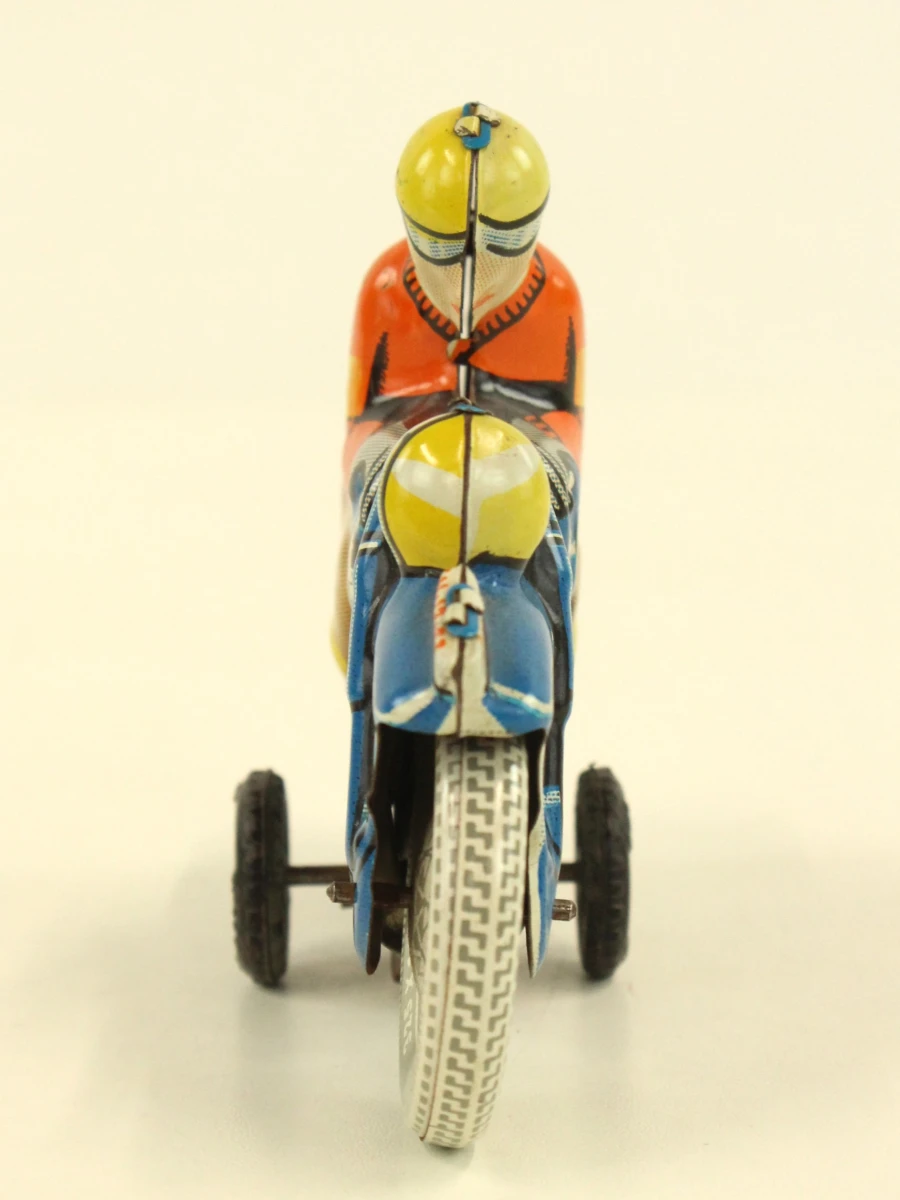 Set van twee vintage blikken motoren - foto 9