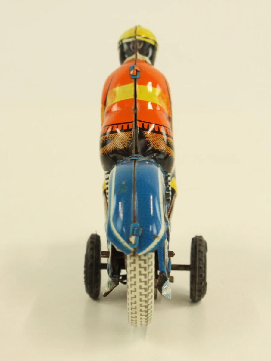Set van twee vintage blikken motoren - foto 10